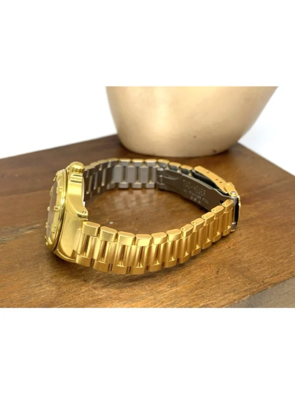 Tag Heuer Women's Watch 994.708A Swiss Quartz Gold Tone Stainless Steel 28mm